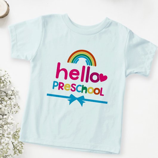 Preschool T-shirt - First Day Preschool T-shirts 