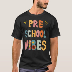 Preschool Vibes Cool esl lerer Cute Preschool Te T-shirt