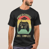 Preschoolniveau Complete Retro pre-k Afstuderen VI T-shirt (Voorkant)