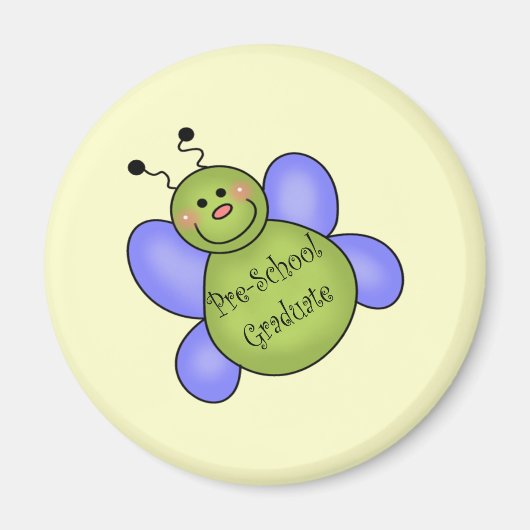 Preschoolse Afstuderen cadeaus Magneet (Voorkant)