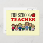 PRESCHOOLTEACHER BRIEFKAART (Voorkant / Achterkant)