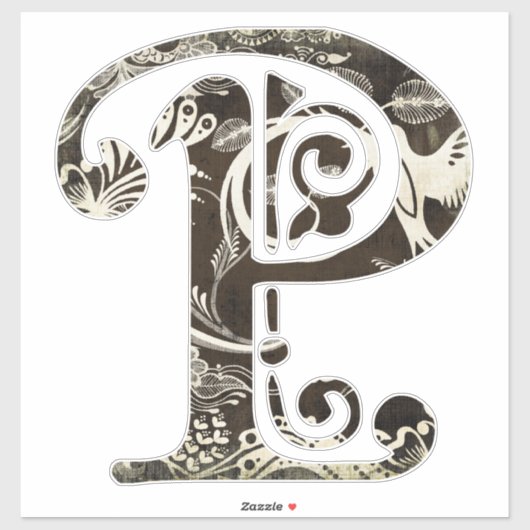 PRESCIOUSA -P- STICKER (Vel)