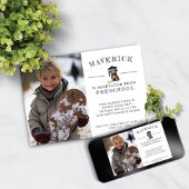 Préscolaire Grad Invitation mignonne Scruffy Chiot