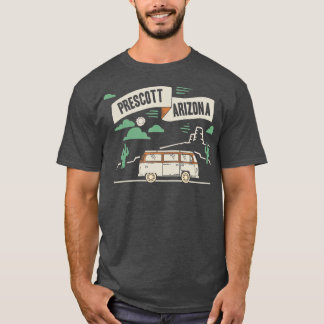 Prescott Arizona retro woestijnsouvenir T-shirt