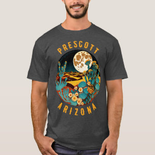 Prescott Arizona woestijn bij nacht schilderen1 T-shirt