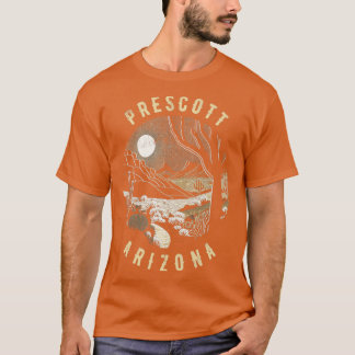 Prescott Arizona woestijn bij nacht schilderen2 T-shirt