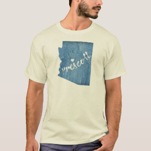 Prescott Arizona Wood Grain T-shirt