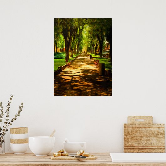 Prescott Courthouse (Plaza Stroll) Poster (Keuken)