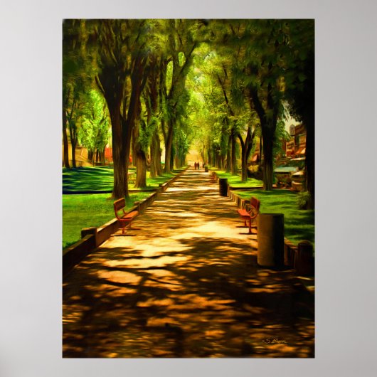 Prescott Courthouse (Plaza Stroll) Poster (Voorkant)