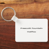 Prescott Fountain, Halifax Sleutelhanger (Achterkant)