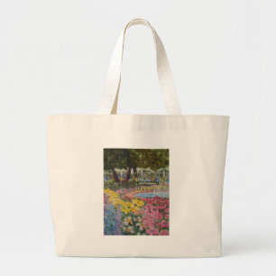 Prescott Park Garden Poppies Portsmouth NH Grote Tote Bag