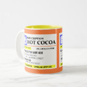 Prescription amusante Mug de cacao chaud (Devant gauche)
