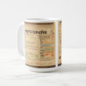 Prescription de café Drôle café Mug (Devant gauche)