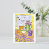 Prescription pour la carte postale Wellness Inspir (Debout devant)