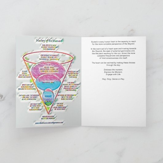 PRÉSENCE - COEUR - MAÎTRE - CARTE D'ART NEBULA (Intérieur)