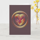 PRÉSENCE - COEUR - MAÎTRISE - CARTE GANGUIN3 (Fleur jaune)