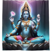 Présence Divine : Ganesh Douche rideau design (Devant)