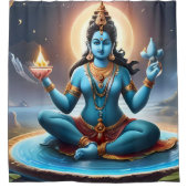 Présence Divine : Ganesh Douche rideau design (Devant)
