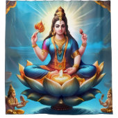 Présence Divine : Ganesh Douche rideau design (Devant)