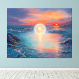 “Presence” - Een Portret van Oorsprong Canvas Afdruk
