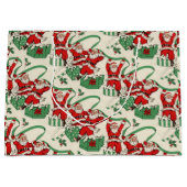 Présent de fête de Noël de sac de cadeau de Noël (Devant)