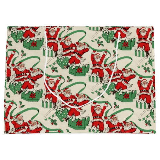 Présent de fête de Noël de sac de cadeau de Noël (Devant)