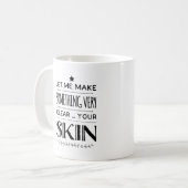 Présent de tasse d'esthetician de cadeau de (Devant gauche)