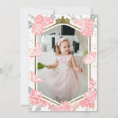 Presentación 3 años Photo Invitation Papillon (Dos)