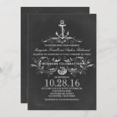 présentateur de tableau noir invitations de mariag (Devant / Derrière)