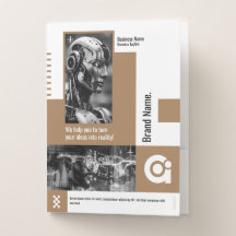 Presentatie - Brown Pocket Folder