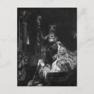 Presentatie in de tempel, 1654 briefkaart