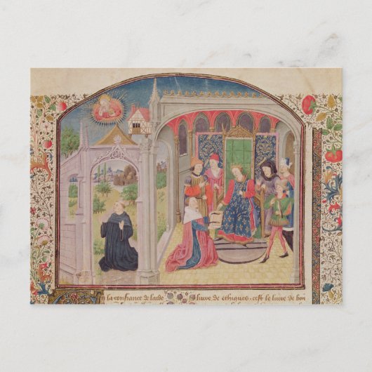 Presentatie van de ethiek van de koning briefkaart (Voorkant)