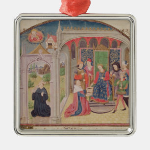 Presentatie van de ethiek van de koning metalen ornament