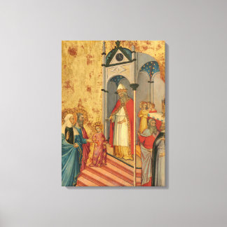 Presentatie van de maagd canvas afdruk