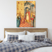 Presentatie van de maagd canvas afdruk (Insitu (Slaapkamer))
