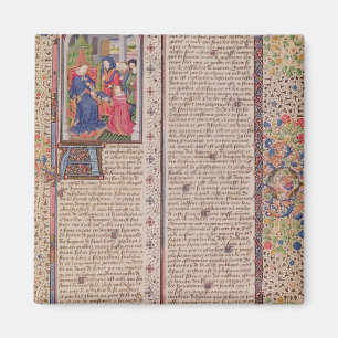 Presentatie van "De politiek" aan de koning Magneet