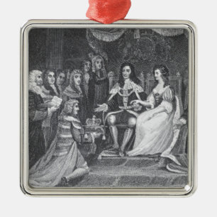 Presentatie van het Handvest van de rechten Metalen Ornament