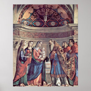 Presentatie van Jezus door Vittore Carpaccio Poster