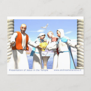 Presentatie van Jezus in de tempel Briefkaart