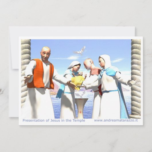 Presentatie van Jezus in de tempel Kaart (Voorkant)