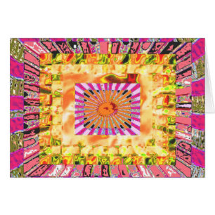Présentation artistique de soleil et de collage d