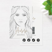 Présentation de bijoux avec dessin simple de fille (Bureau)