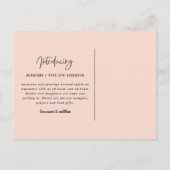 Présentation de faire-part de naissance jumeaux (Dos)