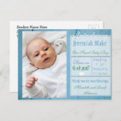 Présentation de la nouvelle carte postale de (Devant / Derrière)