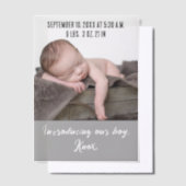 Présentation de notre Faire-part de naissance phot (Compenser)