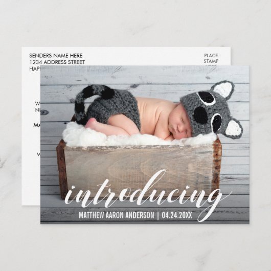 Présentation de nouveaux Coeurs Bébés Faire-part P (Devant / Derrière)