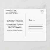 Présentation de nouveaux Coeurs Bébés Faire-part P (Dos)