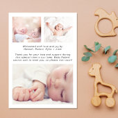 Présentation de Photos Faire-part de naissance béb