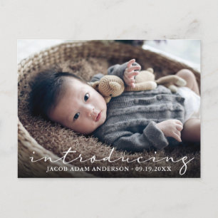 Présentation du deuxième Faire-part de naissance p