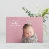 Présentation du faire-part de naissance photo de b (Debout devant)